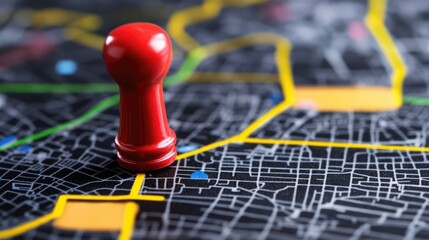 Poster - Top-down view of a marketing campaign roadmap with step-by-step promotional strategies.