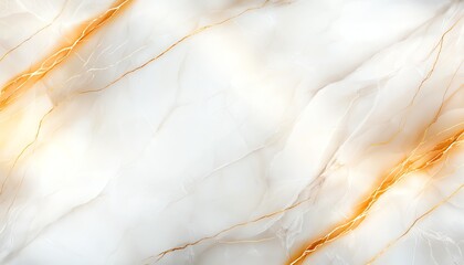Poster - Elegant marble texture featuring smooth white and golden veins, perfect for backgrounds, web design, and any creative project requiring a touch of luxury and sophistication.