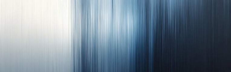Poster - Minimalist pencil strokes create a smooth gradient in muted tones of blue and gray with a soft, soothing aesthetic