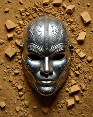 Wall Mural - venetian carnival mask