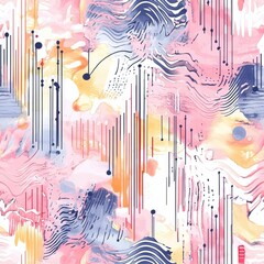 Poster - Intricate doodle cartoon drawings showcasing vibrant colors and unique patterns for artistic inspiration