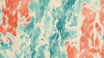 Poster - Exploring the beauty of abstract pencil strokes and uneven splotches in vibrant colors