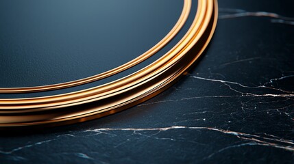 Poster - A close-up view of elegant gold and black marble surfaces, showcasing the intricate patterns and textures. Ideal for design, interior decoration, and luxury themes.