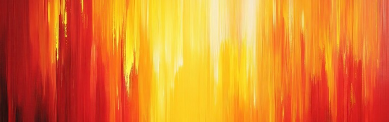 Poster - Vibrant abstract gradient featuring fiery red and golden hues creating a dynamic visual experience of warmth and energy