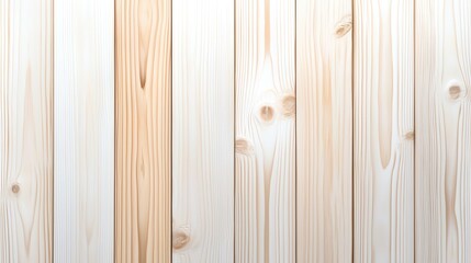Poster - A close-up view of natural wooden planks showcasing a light and airy texture