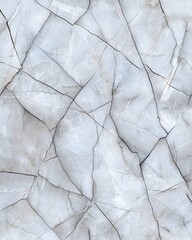 Poster - A high-resolution texture image featuring a cracked and fragmented surface. The cool tones and intricate patterns create an abstract visual suitable for various design projects.