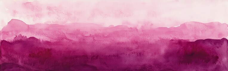 Poster - Dramatic watercolor background of pink and violet hues with subtle texture and soft gradient
