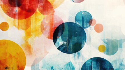 Leinwandbilder - Creative double exposure illustrating financial growth through vibrant colors and patterns