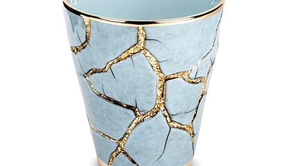 Wall Mural - Cracked ceramic cup design