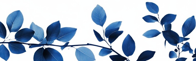 Fototapete - Bold monochromatic arrangement of leaves highlighting elegance and simplicity in nature