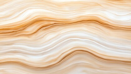 Poster - A stunning abstract background featuring smooth, wavy lines in soft shades of orange and white. This versatile design can enhance any creative project, offering a modern aesthetic.