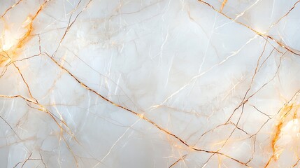 Poster - A stunning marble texture featuring soft white and golden veining. Ideal for backgrounds, web design, or any creative project that requires elegance and sophistication.