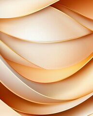 Poster - Abstract wave pattern in warm hues creates a soft and inviting background. Ideal for use in modern designs, websites, or promotional materials that require elegance.