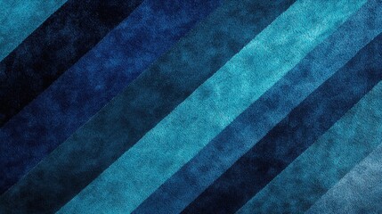 Poster - Textured diagonal stripe pattern in shades of blue and teal ideal for interior design or decoration projects