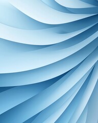Poster - An abstract image featuring smooth, flowing lines in various shades of blue. Ideal for backgrounds, graphics, or design projects requiring a serene and modern aesthetic.