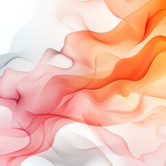 Poster - An abstract image featuring soft, flowing colors in shades of red, orange, and gray, creating a sense of movement and depth, perfect for backgrounds and artistic projects.