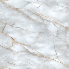 Poster - Elegant white marble texture with delicate golden veins. Perfect for backgrounds, wallpapers, or graphic design projects adding a touch of luxury and sophistication.