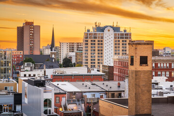 Wall Mural - Kitchener, Ontario, Canada at Golden Hour