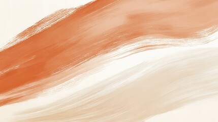 Poster - Elegant pencil strokes create a unique gradient in shades of peach, beige, and white showcasing artistic expression and style