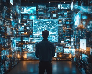 Aufkleber - Cloud computing business concept