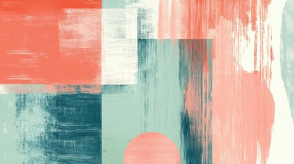 Poster - exploration of abstract pencil strokes in vibrant hues creating a dynamic visual composition