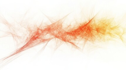Aufkleber - Abstract background with vibrant pencil strokes in warm tones creating a dynamic visual effect