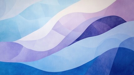 Poster - Abstract composition of layered pencil strokes creating a fluid and harmonious visual experience