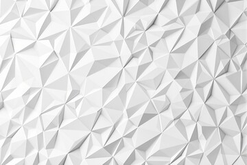 Aufkleber - Abstract geometric white background with triangular patterns.