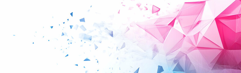 Poster - Abstract background vector presentation with polygonal shapes and connections