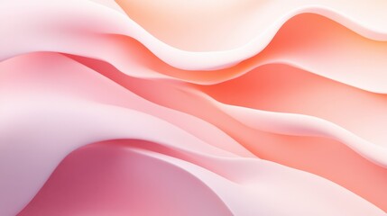 Aufkleber - Wavy gradient background creating a soft and serene visual atmosphere ideal for minimalistic design