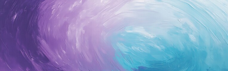 Poster - Elegant lavender and mint circular design creates a soothing atmosphere in artistic composition
