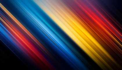 Aufkleber - Colorful abstract background with vibrant colors. Glowing diagonal stripes. Futuristic design.