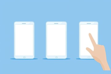 Poster - Diverse Touch Screen Gestures Demonstrated on Mobile Devices with Hands
