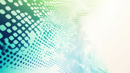 Leinwandbilder - Futuristic gradient design featuring halftone patterns and neon colors for modern visual projects