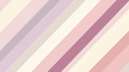 Poster - Diagonal striped pastel background blending soft colors for creative design projects or digital use
