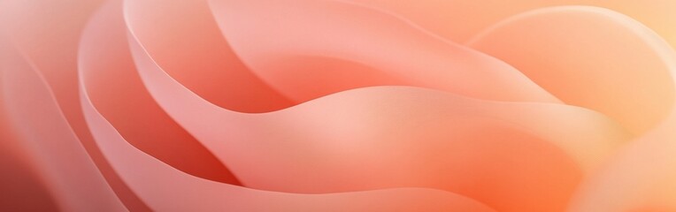 Aufkleber - Soft waves of muted colors in a minimalist design create a serene backdrop for creative work and artistic expression