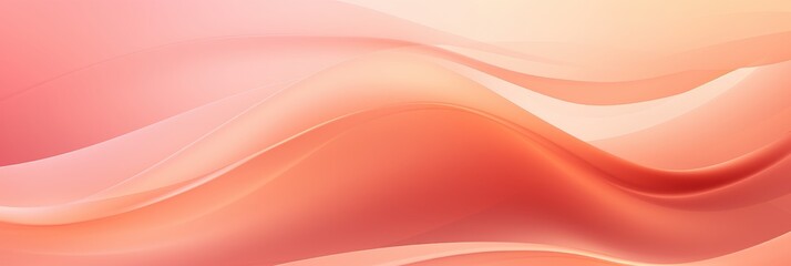Poster - Abstract Soft Peach Fuzz Color Background in a Vector Style for Modern Banners and Creative Designs with Blurred Light Effects