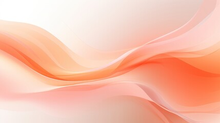 Poster - Abstract Peach Fuzz Color Vector Banner with Blurred Light Effects Ideal for Minimalist Backgrounds and Graphic Design Projects