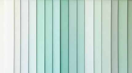 Poster - soft pastel mint gradient creates soothing atmosphere in an abstract design