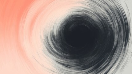 Leinwandbilder - Gradient circle formed by abstract pencil strokes creates a dynamic visual experience with contrasting colors and textures