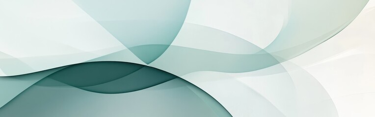 Aufkleber - Abstract design featuring muted mint hues creating a serene and calming visual experience for contemporary spaces
