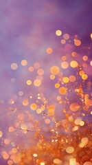 Leinwandbilder - Dreamy cityscape bokeh lights create a warm atmosphere at dusk