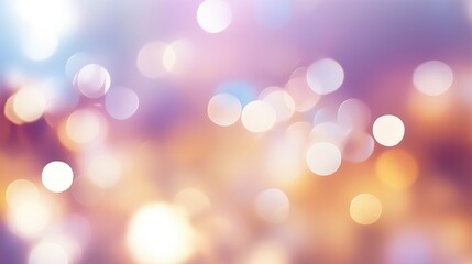 Poster - abstract soft focus background with colorful bokeh lights ideal for creative projects and digital de