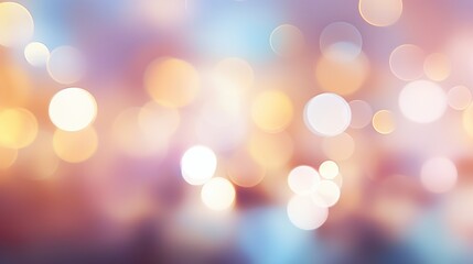 Poster - abstract bokeh background with soft colors and dreamy blur effect ideal for creative projects and st