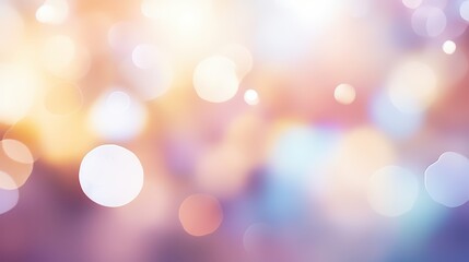 Poster - abstract bokeh effect background with soft colorful blurs for creative design and banner application