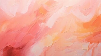 Poster - Soft Pink Abstract Background with Gentle Brush Strokes Ideal for Art, Design, and Creative Projects in Impressionism Style