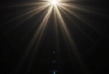 Poster - Black Abstract with Glowing Rays: Dark Art, Shine Effect, Light Burst, Modern Design, Futuristic, Elegant, Dynamic, Background Texture, Minimal.

