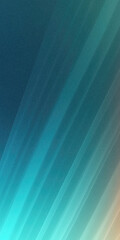 Poster - Abstract gradient with blue and green diagonal lines and soft lighting effects