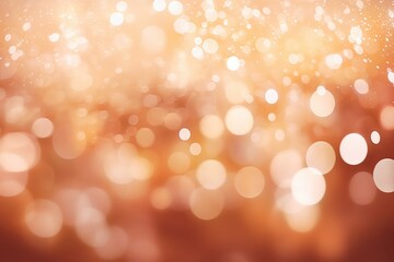Poster - Beautiful Bokeh Lights with Soft Blurr for Elegant Background and Stunning Visuals in Warm Tones for Various Creative Projects