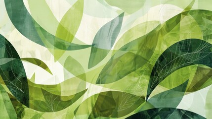 Poster - A calming abstract design with shades of green and organic shapes. stock photo --ar 16:9 --style raw --v 6 Job ID: 8dfb806b-38d4-482f-8840-b907c1711855